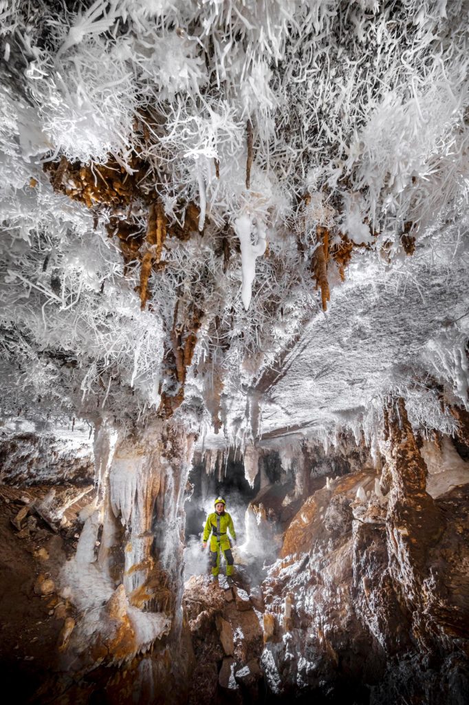Grotte de Malaval Lozère - salle des supers blanches