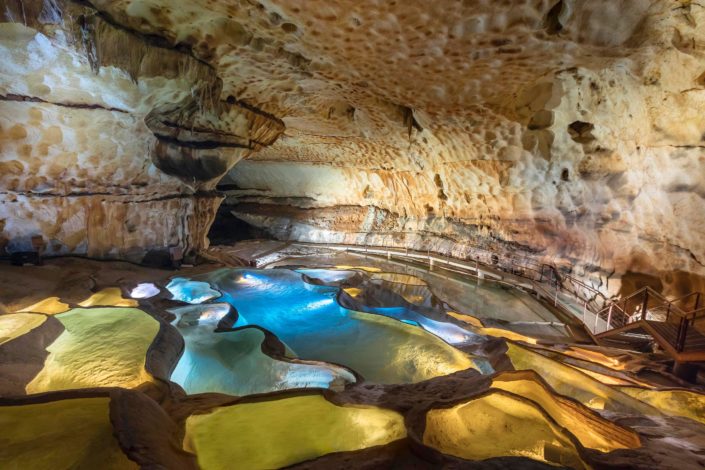 Grotte de saint Marcel d'Ardèche - Les gours