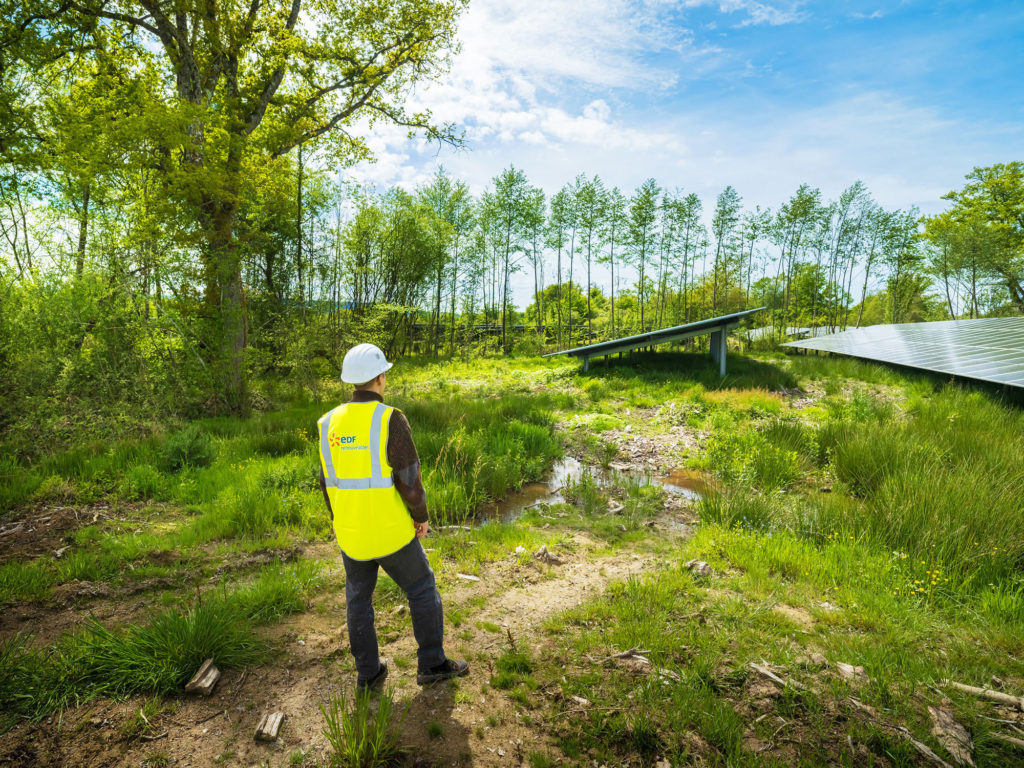 Centrale solaire & EDF RENOUVELABLE