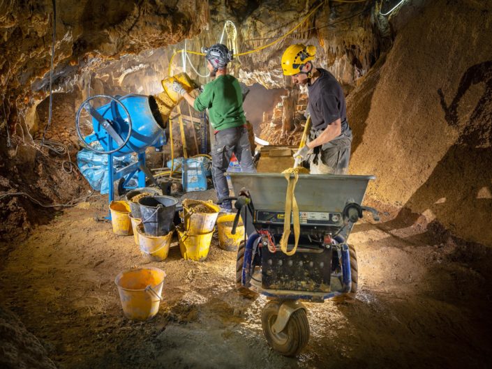 Chantier grotte de Domme