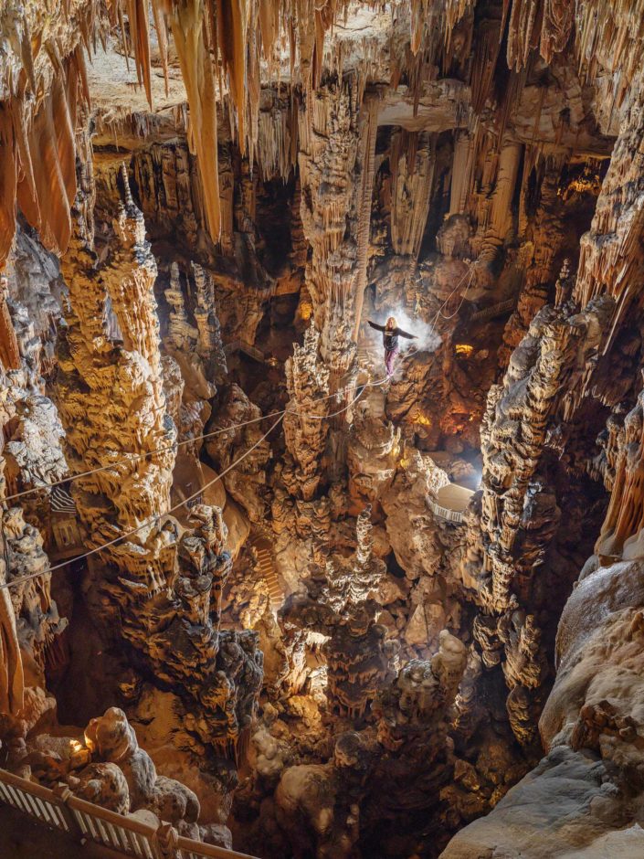 La Grotte des Demoiselles - Slackline