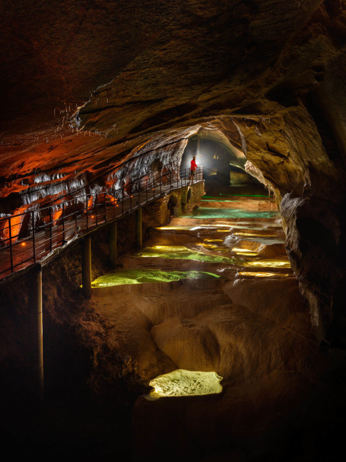 La grotte de la Cocalière - Les gours