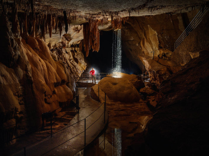 La grotte de la Cocalière - La cascade