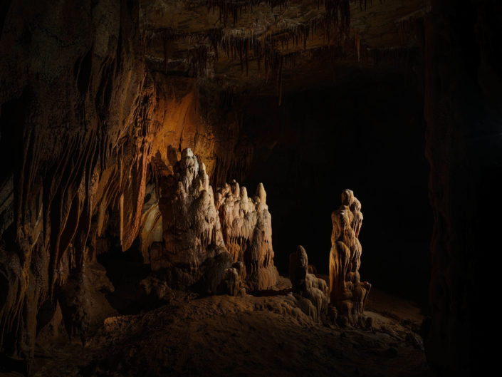 La grotte de la Cocalière - La vierge et les rois mages