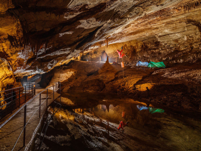 La grotte de la Cocalière - Salle du Bivouac